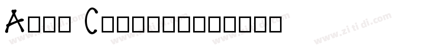 Arch Condensed字体转换